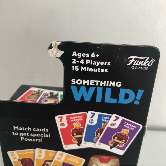 Funko Pop! Something Wild Card Game Marvel Infinity Saga With Iron Man Figure - Picture 6 of 11